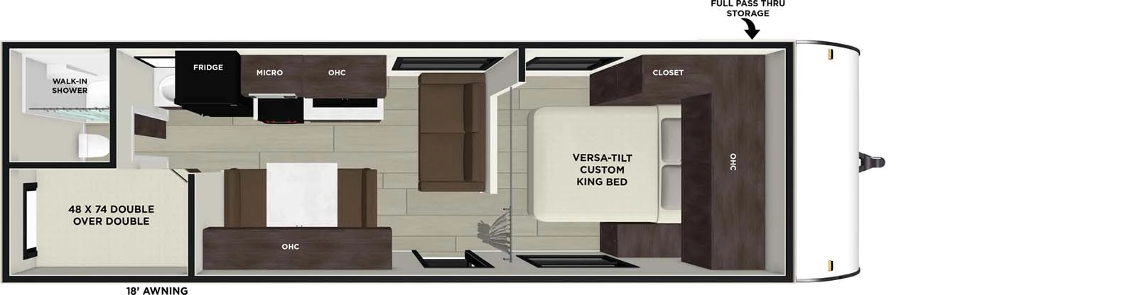 261BHXL Floorplan Image